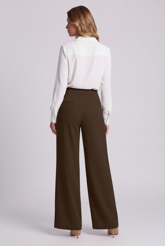 Elise Trousers in Brown, back view
