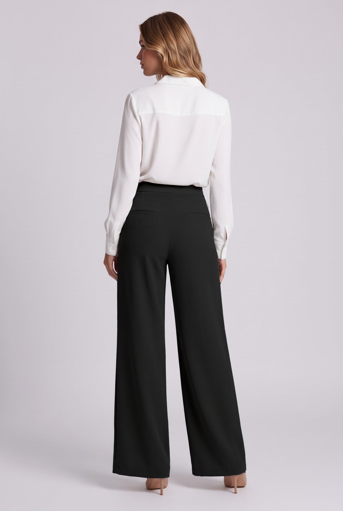 Elise Trousers in Black, back view