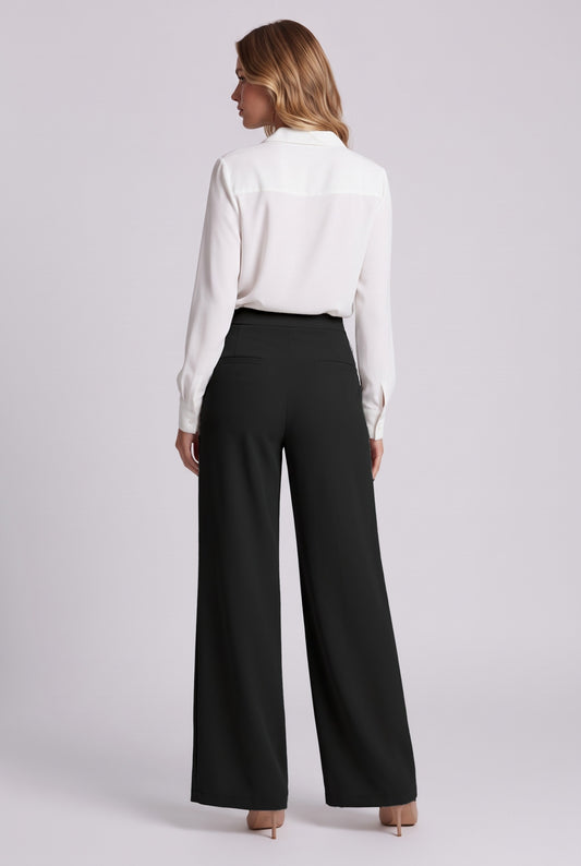 Elise Trousers in Black, back view