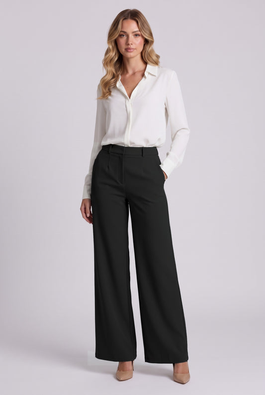 Elise Trousers in Black, front view