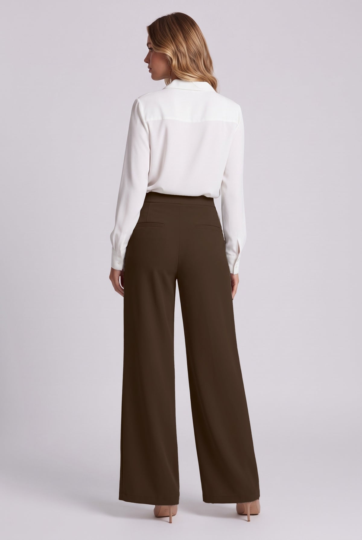 Elise Trousers in Brown, back view