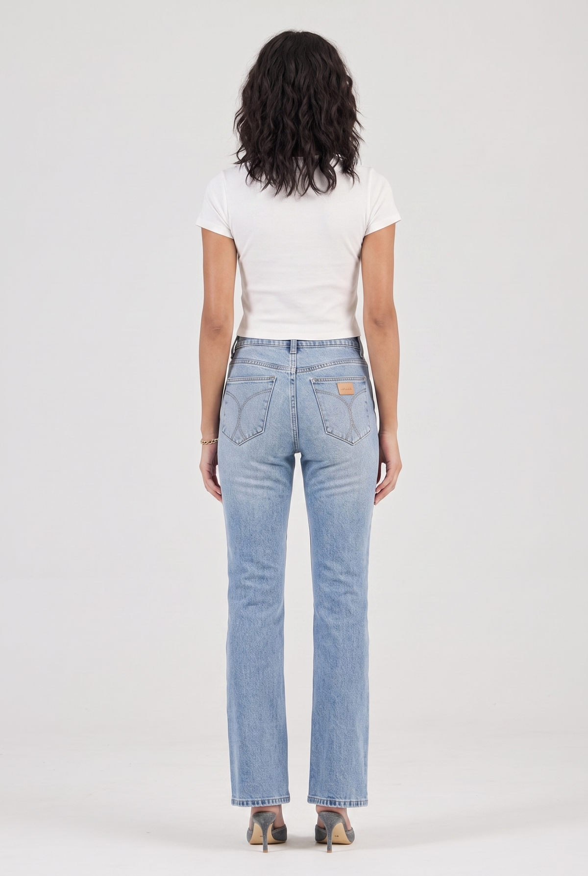 Marlowe Vintage Bootcut Jeans - Dreamy Blue back