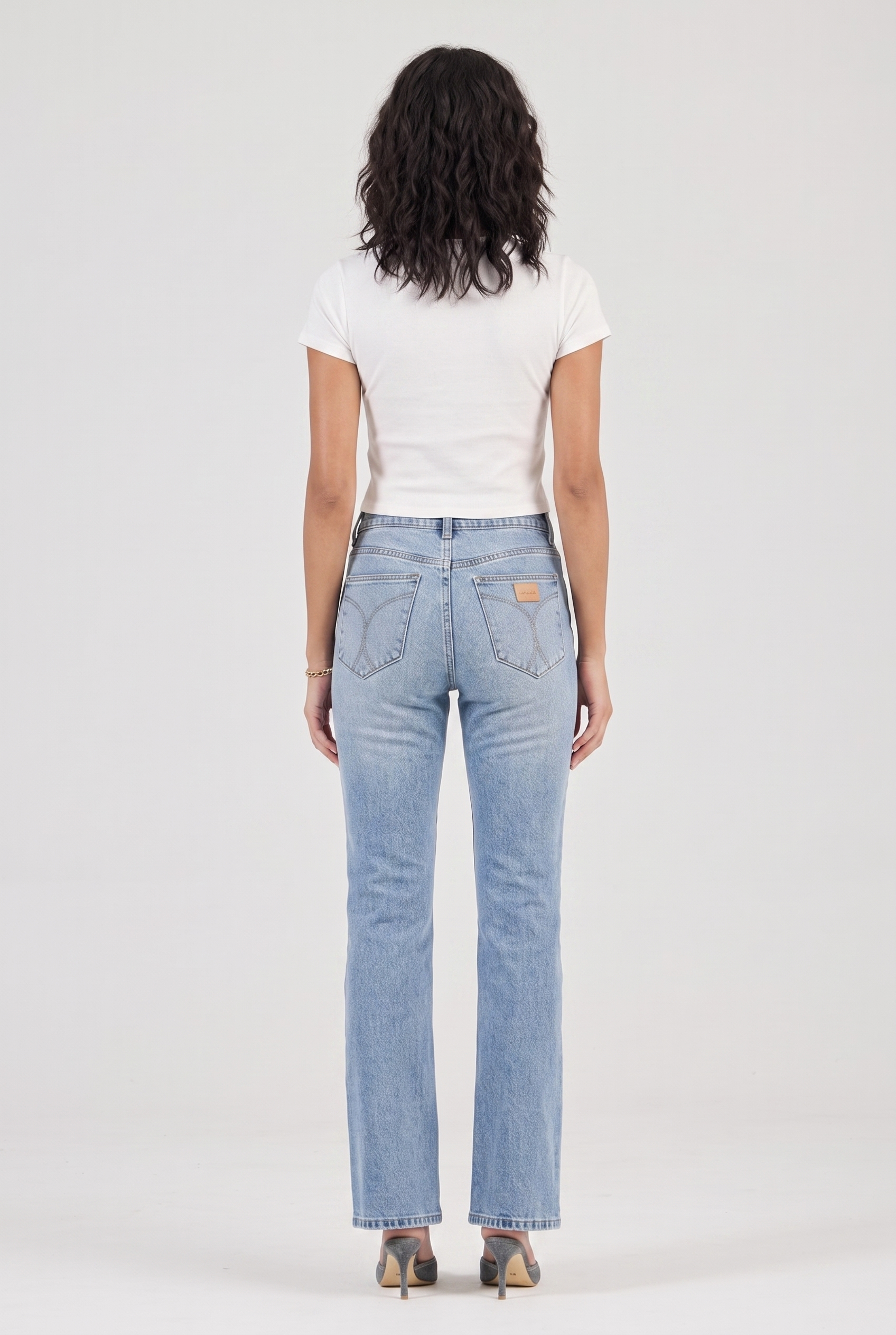 Marlowe Vintage Bootcut Jeans - Dreamy Blue back
