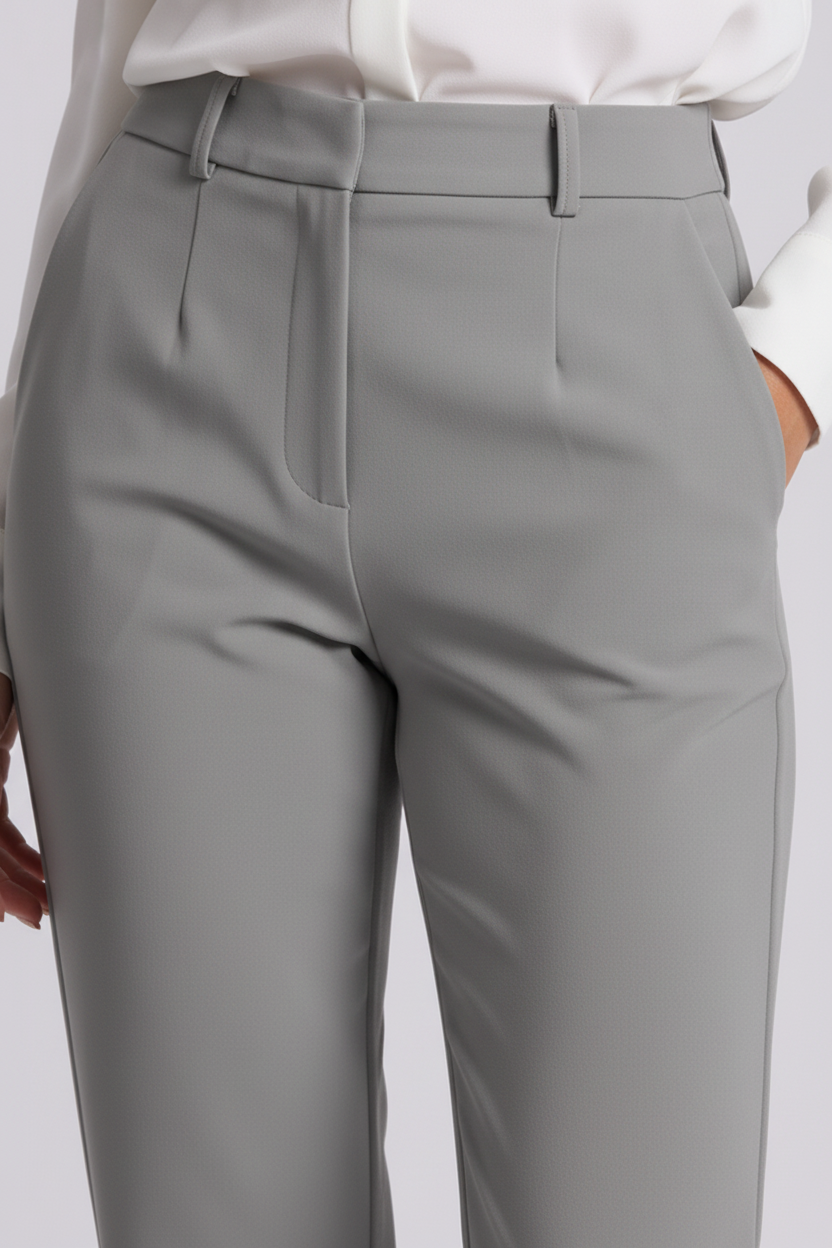 Elise Trousers waist and pleat detail
