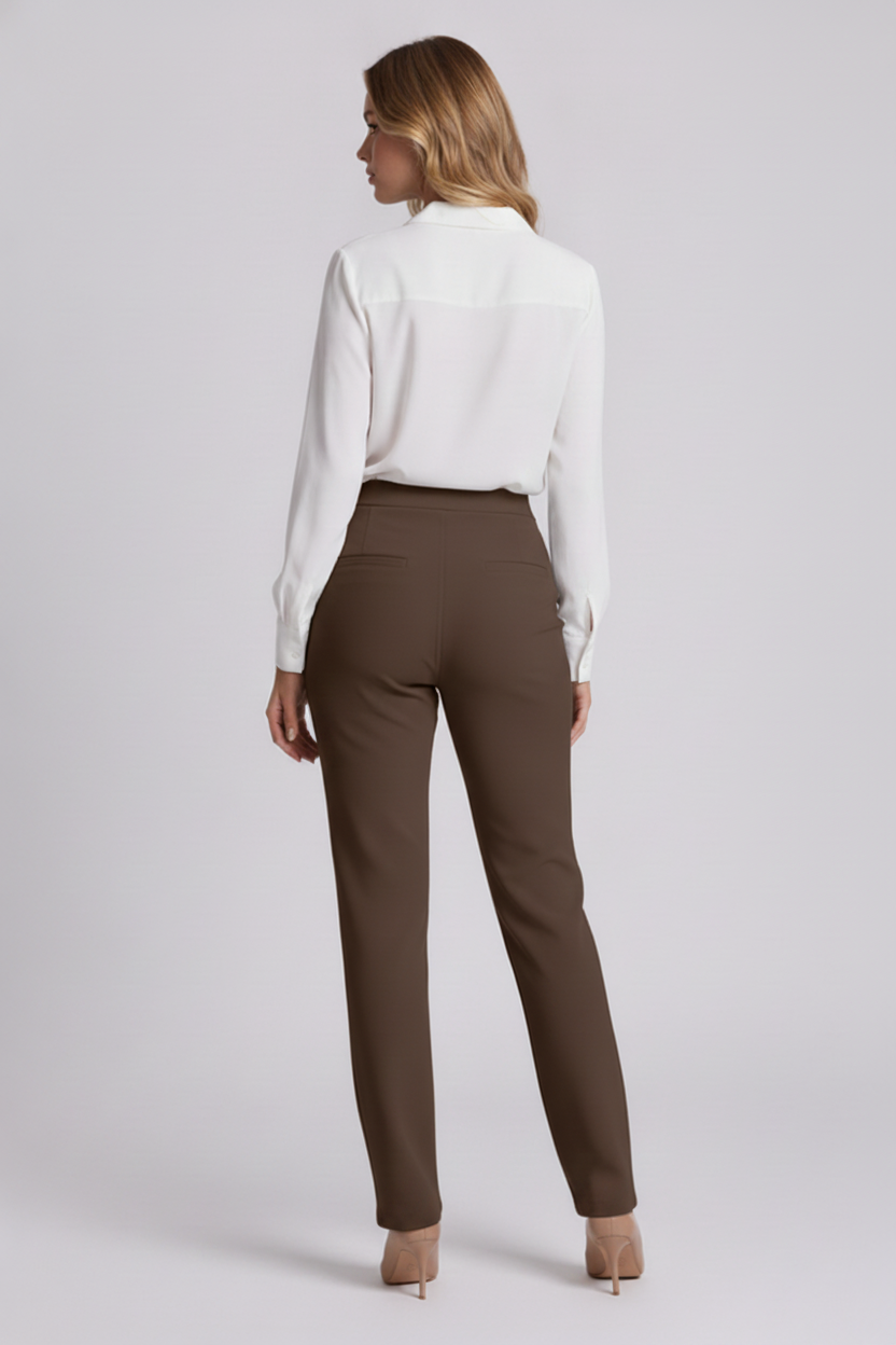 Elise Trousers in Brown, back view