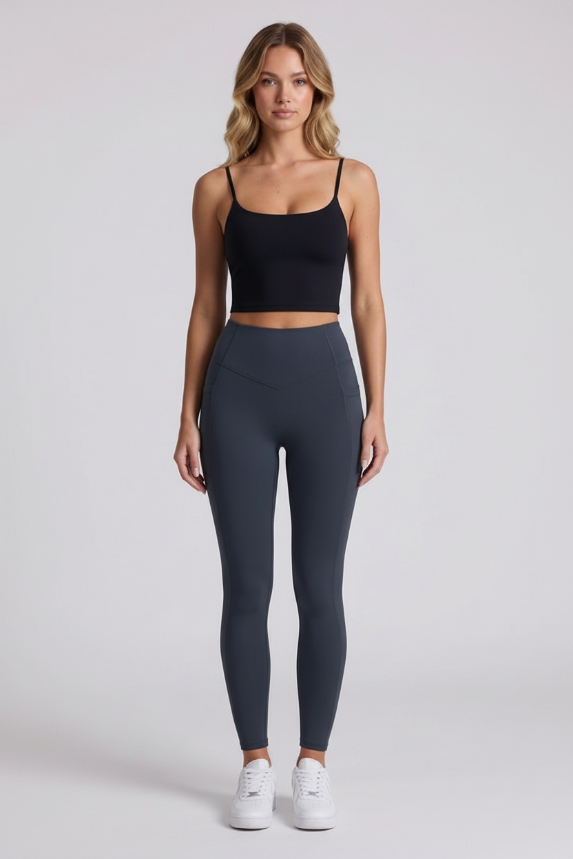 Nova Sculpt Leggings - Carbon, frente
