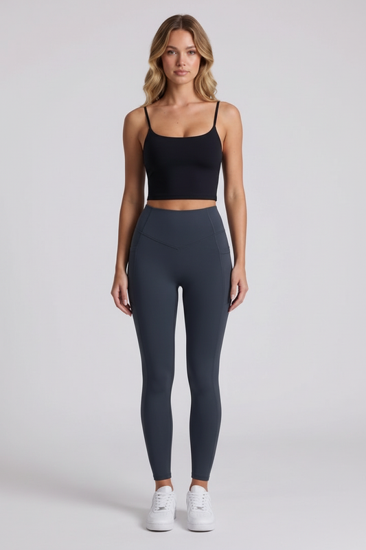 Nova Sculpt Leggings - Carbon, frente