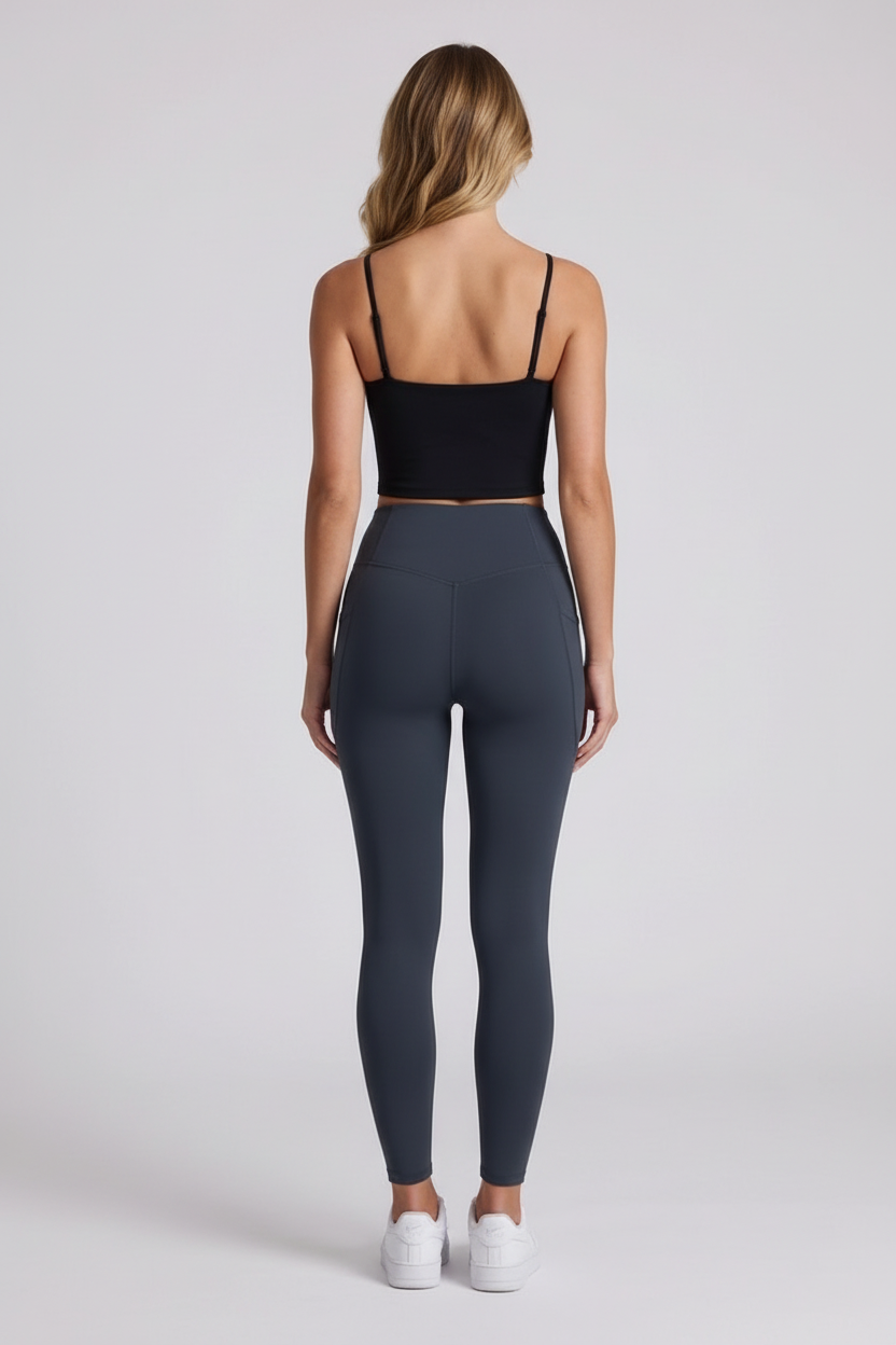 Nova Sculpt Leggings - Carbon, espalda