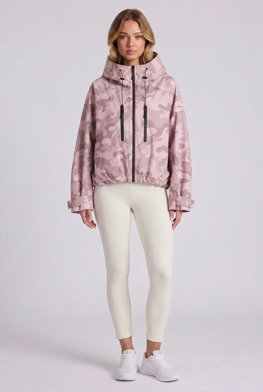 Marlow Storm Jacket - Pink Camo - Front