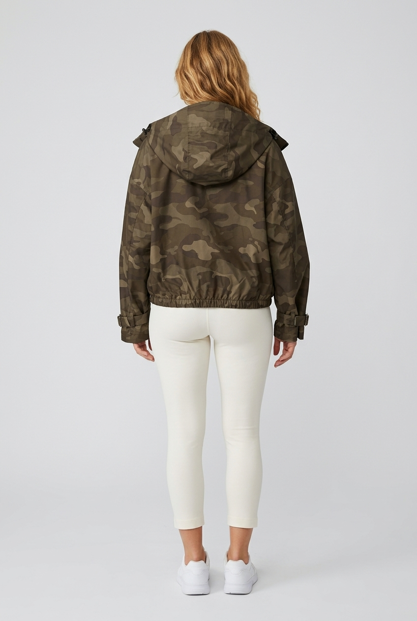 Marlow Storm Jacket - Brown Camo - Back