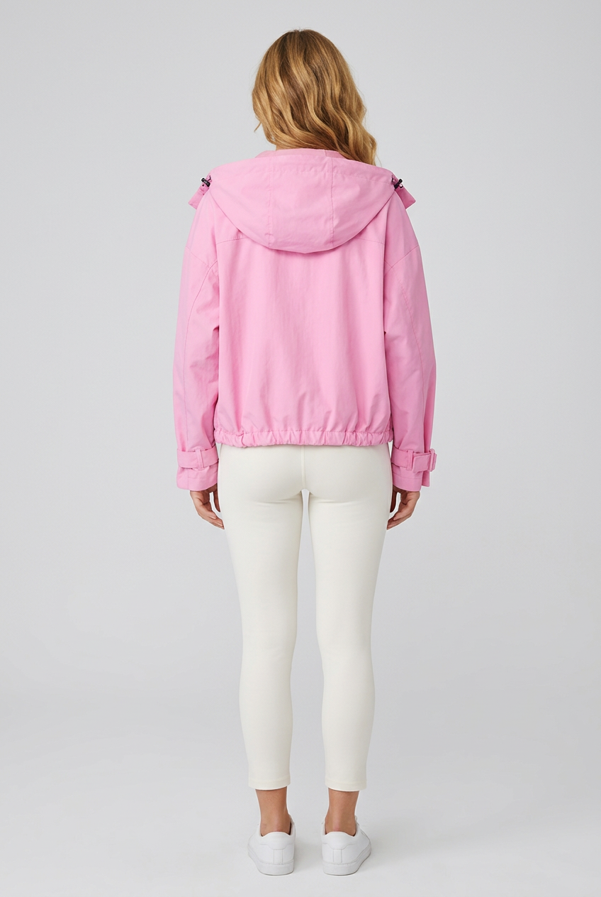 Marlow Storm Jacket - Morganite Pink - Back