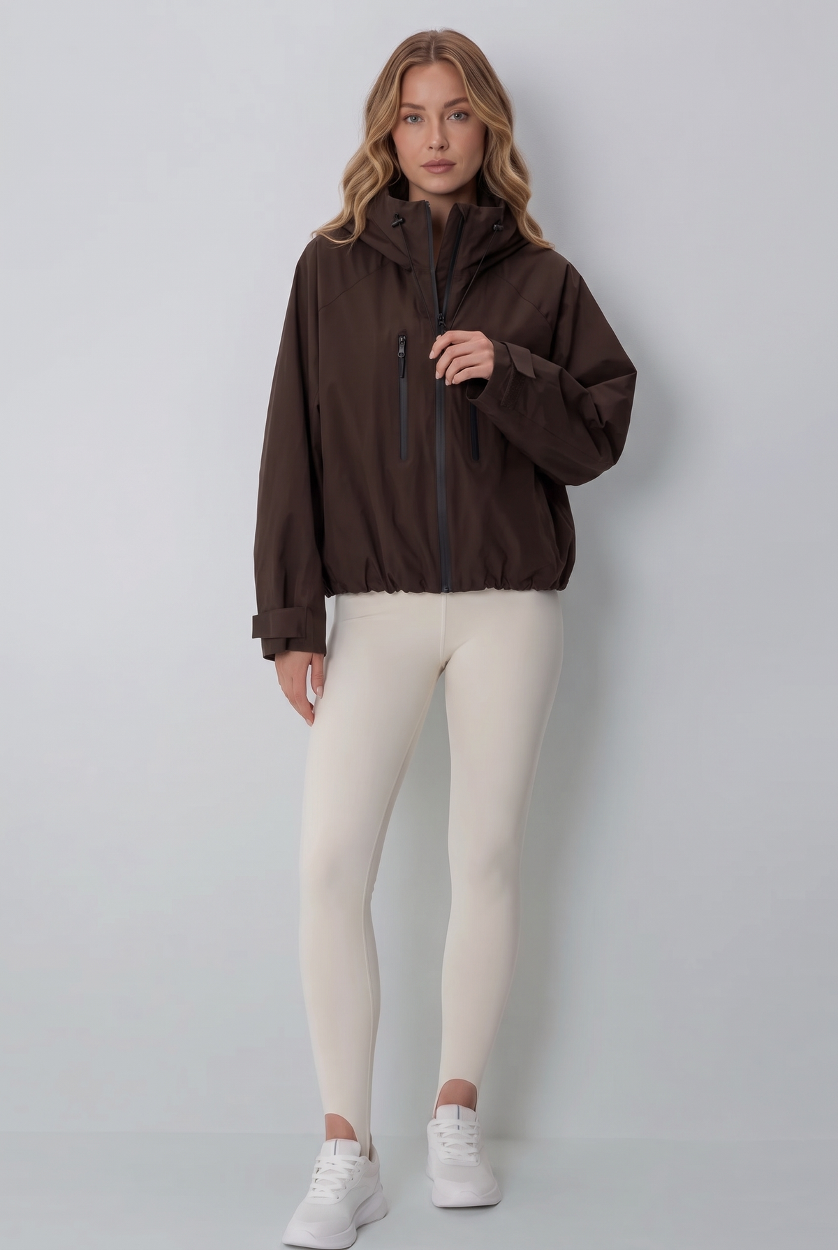 Marlow Storm Jacket - Mocha Brown - Front